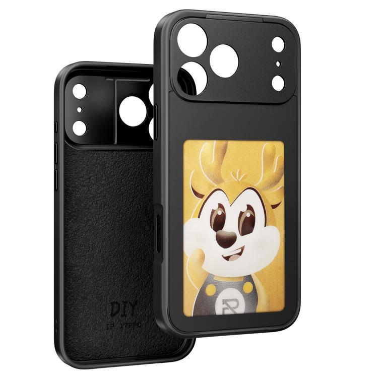 For iPhone 17 Pro Four-Color E-ink Screen NFC DIY Phone Case