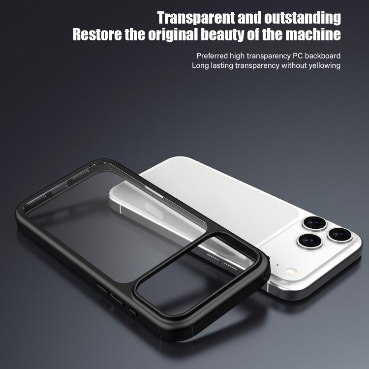 For iPhone 17 Pro iPAKY YJ Series Transparent PC+TPU Phone Case