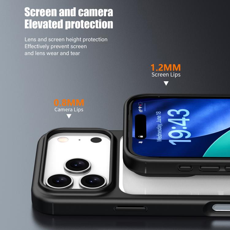 For iPhone 17 Pro iPAKY YJ Series Transparent PC+TPU Phone Case