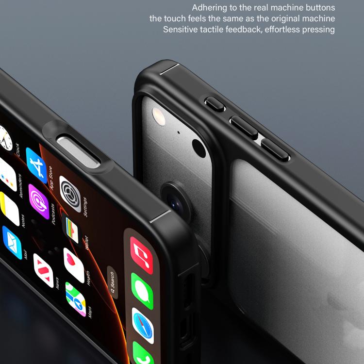 For iPhone 17 Pro iPAKY YJ Series Transparent PC+TPU Phone Case