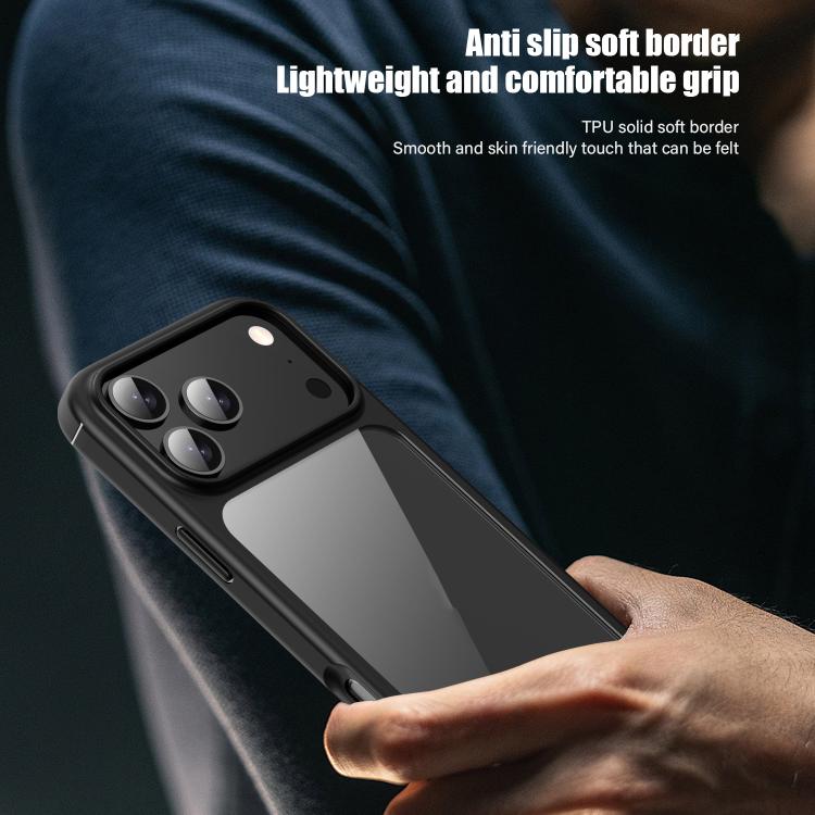 For iPhone 17 Pro iPAKY YJ Series Transparent PC+TPU Phone Case