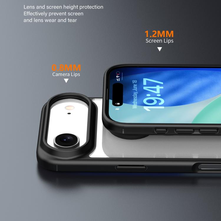 For iPhone Air iPAKY YJ Series Transparent PC+TPU Phone Case