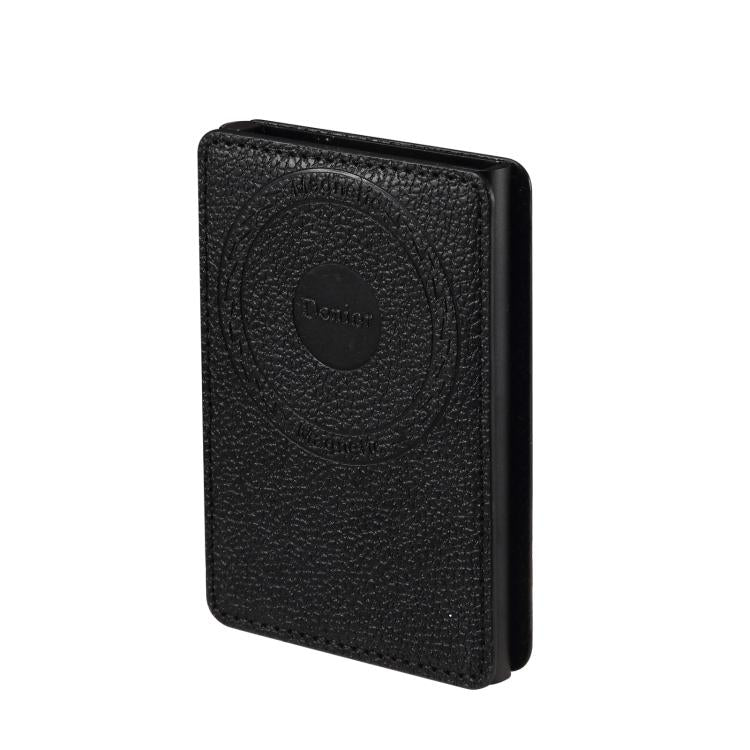 Denior V24 Litchi Texture MagSafe Wallet PU Leather Card Holder Bag