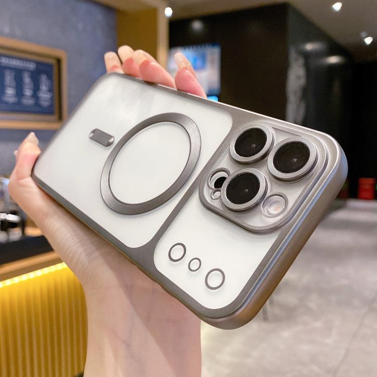 For iPhone 16 Pro Max Change to 17 Series Magnetic MagSafe Frosted TPU Phone Case
