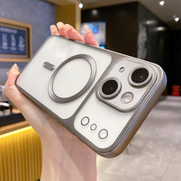 For iPhone 15 Plus Change to 17 Series Magnetic MagSafe Frosted TPU Phone Case