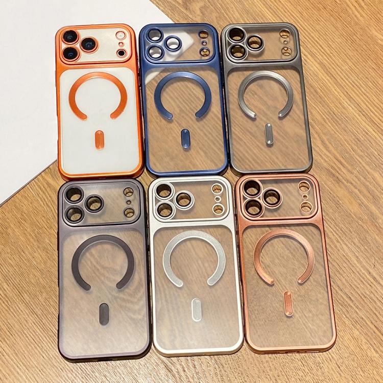 For iPhone 17 Pro Max Change to 17 Series Magnetic MagSafe Frosted TPU Phone Case