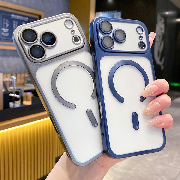 For iPhone 13 Change to 17 Series Magnetic MagSafe Frosted TPU Phone Case