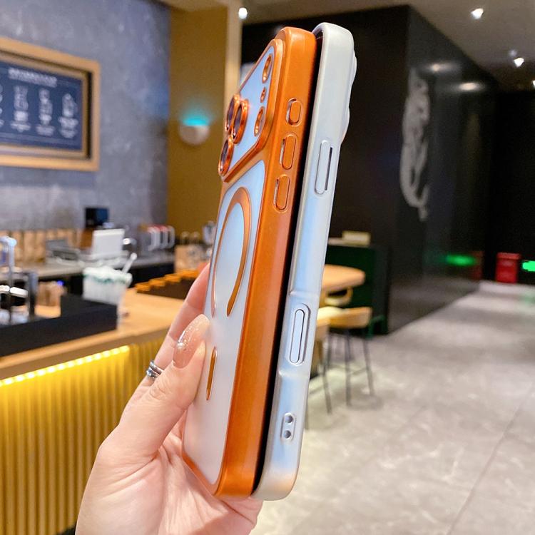 For iPhone 16 Plus Change to 17 Series Magnetic MagSafe Frosted TPU Phone Case