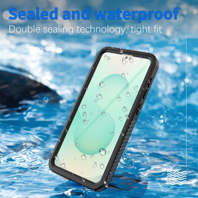 For Samsung Galaxy S26+ 5G RedPepper MagSafe Shockproof IP68 Waterproof PC Hybrid TPU Phone Case - Black