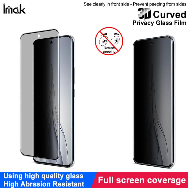 For Tecno Spark Slim / KM7k imak HD Full Screen Privacy Tempered Glass Protective Film