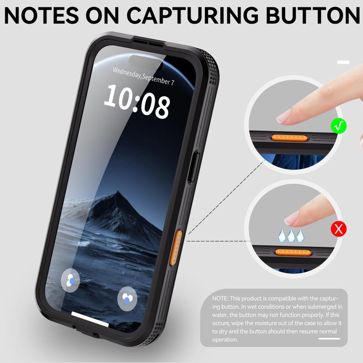 For iPhone 17 Pro Max RedPepper IP68 Waterproof Triple-proof MagSafe Phone Case