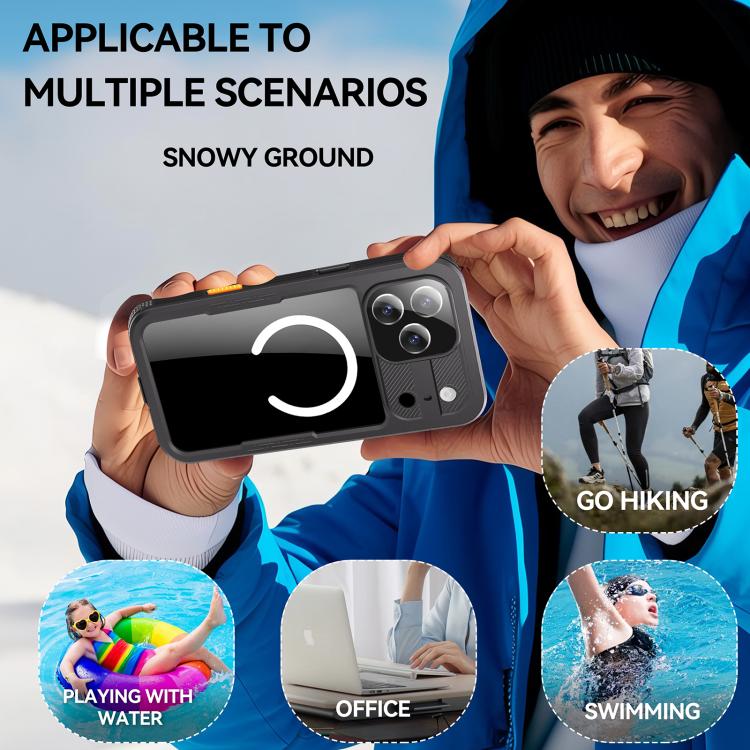 For iPhone 17 Pro Max RedPepper IP68 Waterproof Triple-proof MagSafe Phone Case
