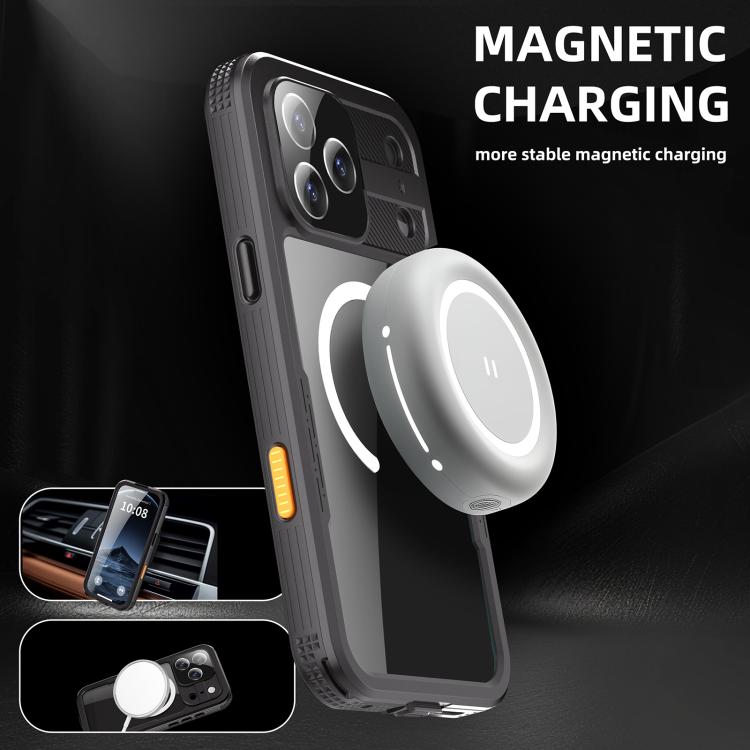 For iPhone 17 Pro Max RedPepper IP68 Waterproof Triple-proof MagSafe Phone Case