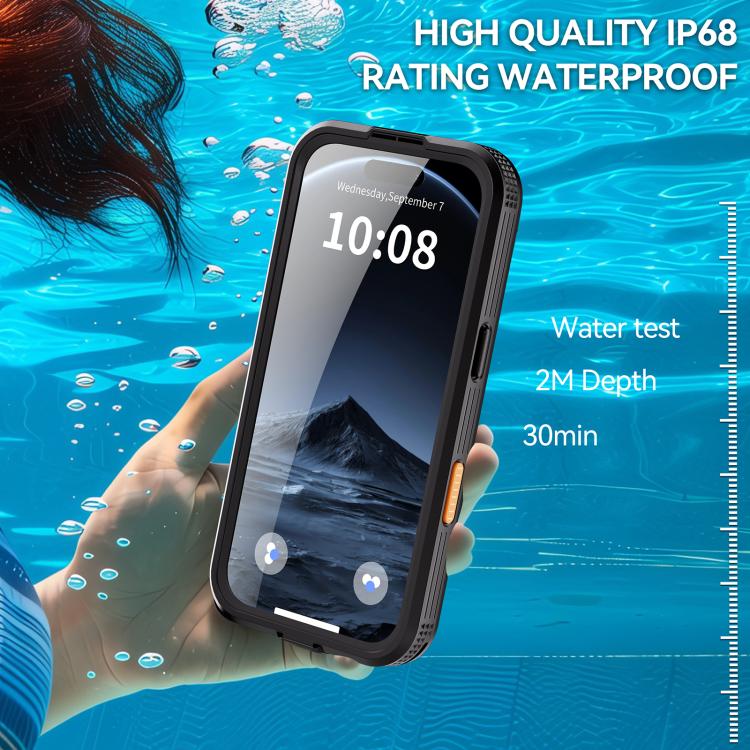 For iPhone 17 Pro Max RedPepper IP68 Waterproof Triple-proof MagSafe Phone Case