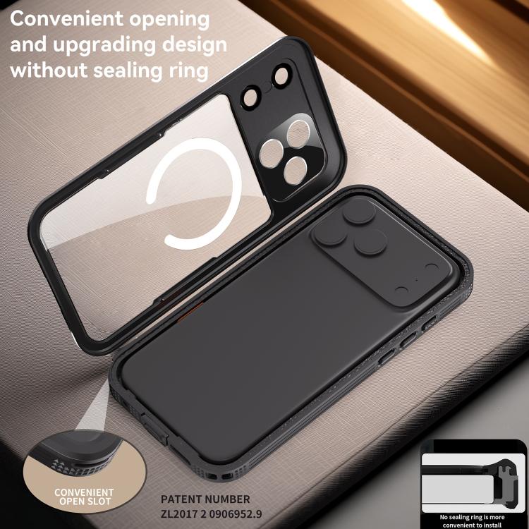 For iPhone 17 Pro Max RedPepper IP68 Waterproof Triple-proof MagSafe Phone Case