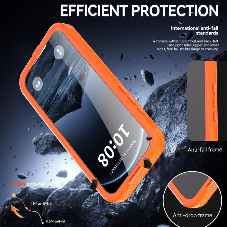 For iPhone 17 Pro Max RedPepper IP68 Waterproof Triple-proof MagSafe Phone Case