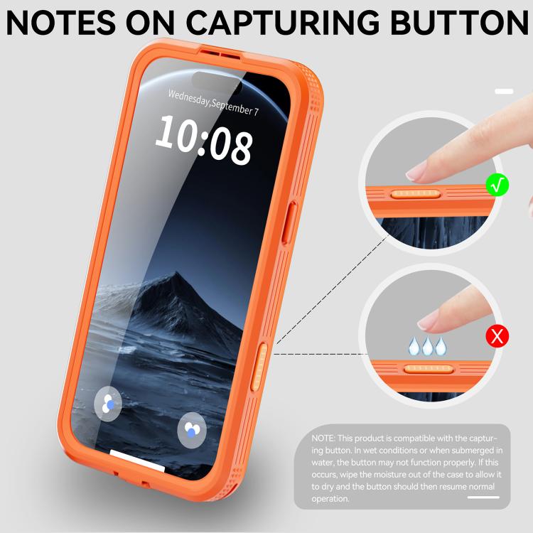 For iPhone 17 Pro Max RedPepper IP68 Waterproof Triple-proof MagSafe Phone Case