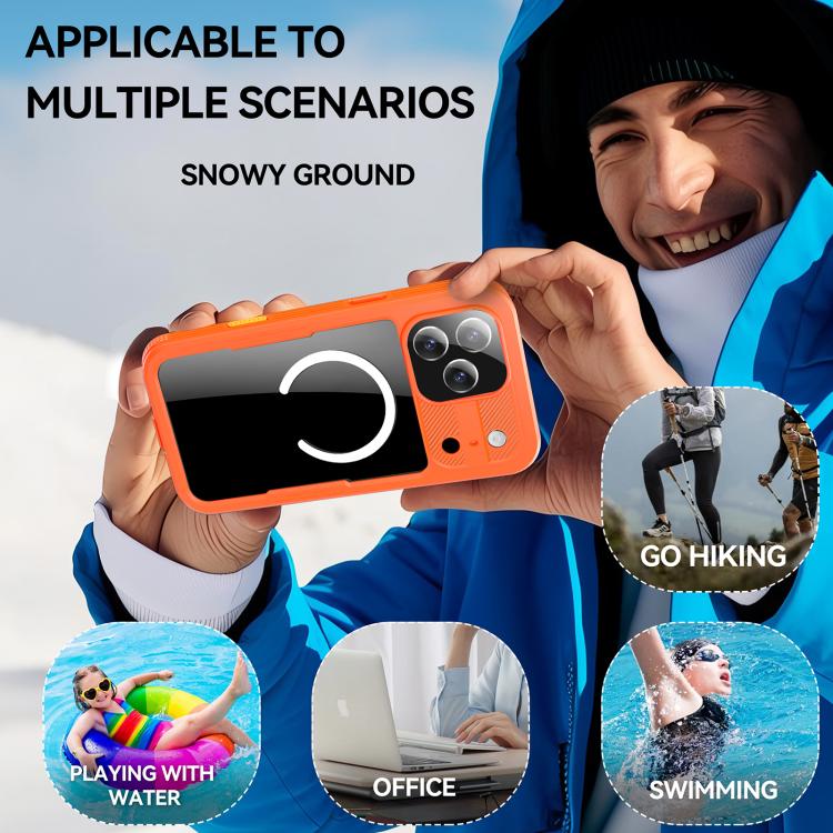 For iPhone 17 Pro Max RedPepper IP68 Waterproof Triple-proof MagSafe Phone Case