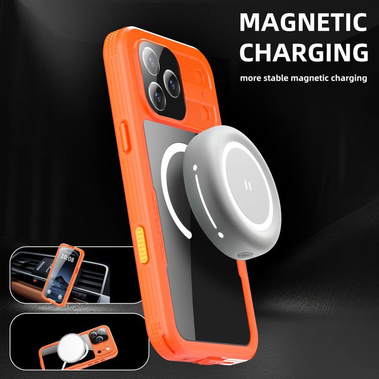 For iPhone 17 Pro Max RedPepper IP68 Waterproof Triple-proof MagSafe Phone Case