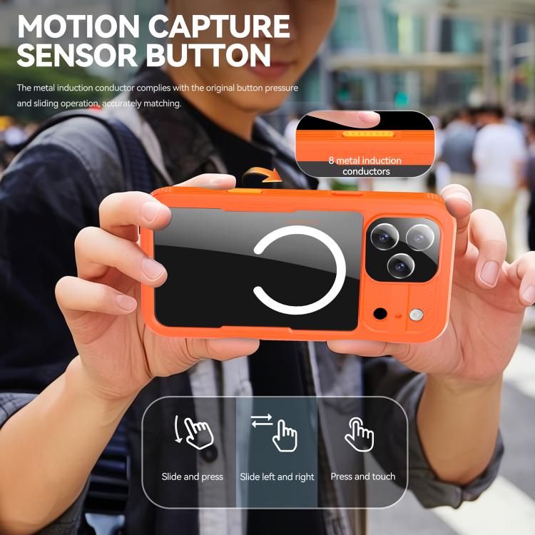 For iPhone 17 Pro Max RedPepper IP68 Waterproof Triple-proof MagSafe Phone Case
