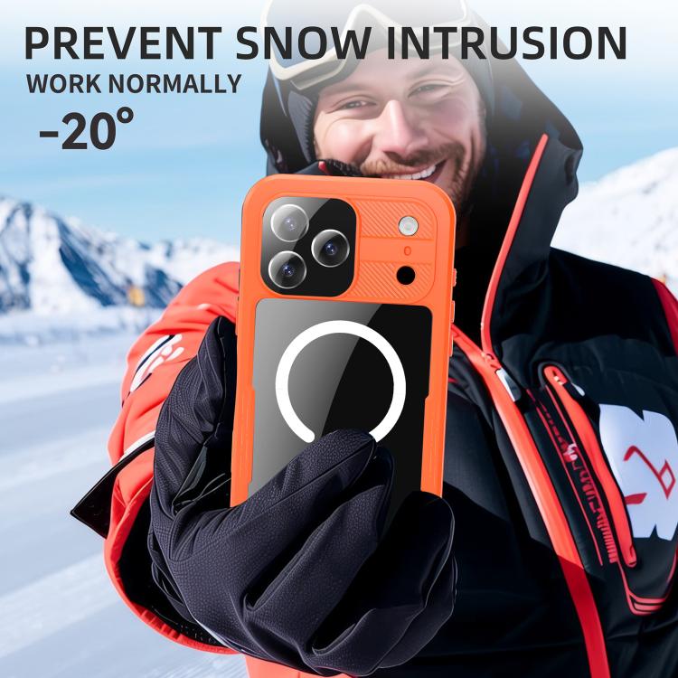 For iPhone 17 Pro Max RedPepper IP68 Waterproof Triple-proof MagSafe Phone Case