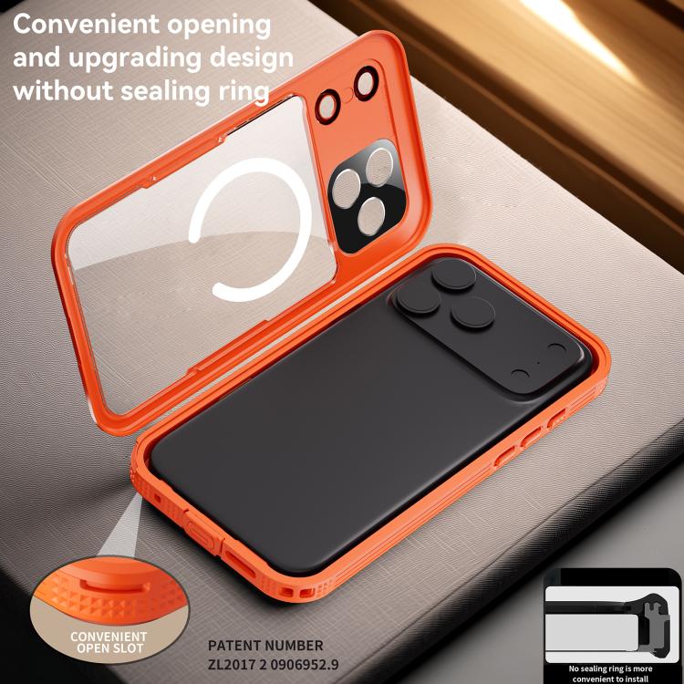 For iPhone 17 Pro Max RedPepper IP68 Waterproof Triple-proof MagSafe Phone Case
