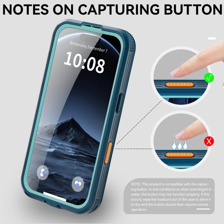 For iPhone 17 Pro Max RedPepper IP68 Waterproof Triple-proof MagSafe Phone Case
