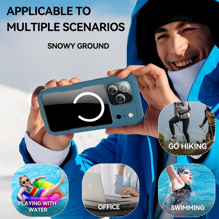For iPhone 17 Pro Max RedPepper IP68 Waterproof Triple-proof MagSafe Phone Case