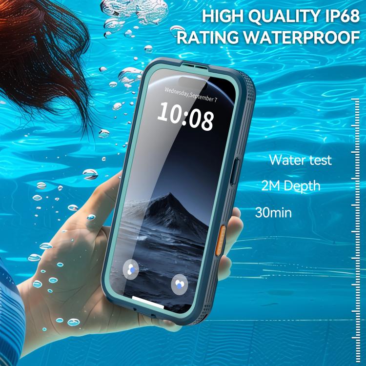 For iPhone 17 Pro Max RedPepper IP68 Waterproof Triple-proof MagSafe Phone Case