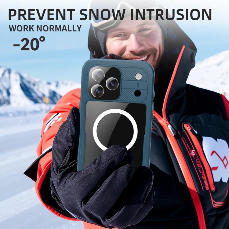 For iPhone 17 Pro Max RedPepper IP68 Waterproof Triple-proof MagSafe Phone Case
