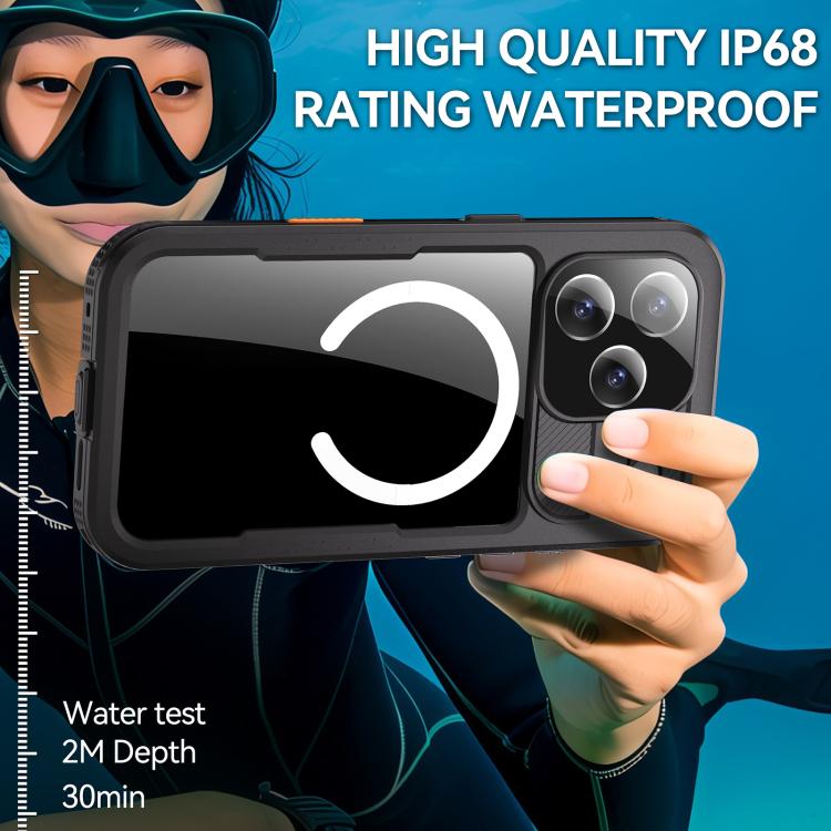 For iPhone 17 Pro RedPepper IP68 Waterproof Triple-proof MagSafe Phone Case