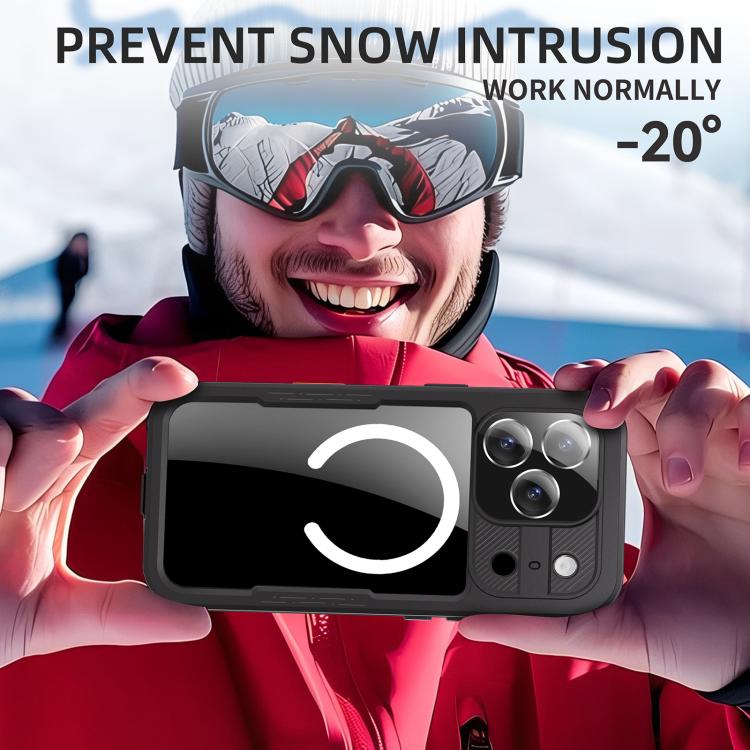 For iPhone 17 Pro RedPepper IP68 Waterproof Triple-proof MagSafe Phone Case