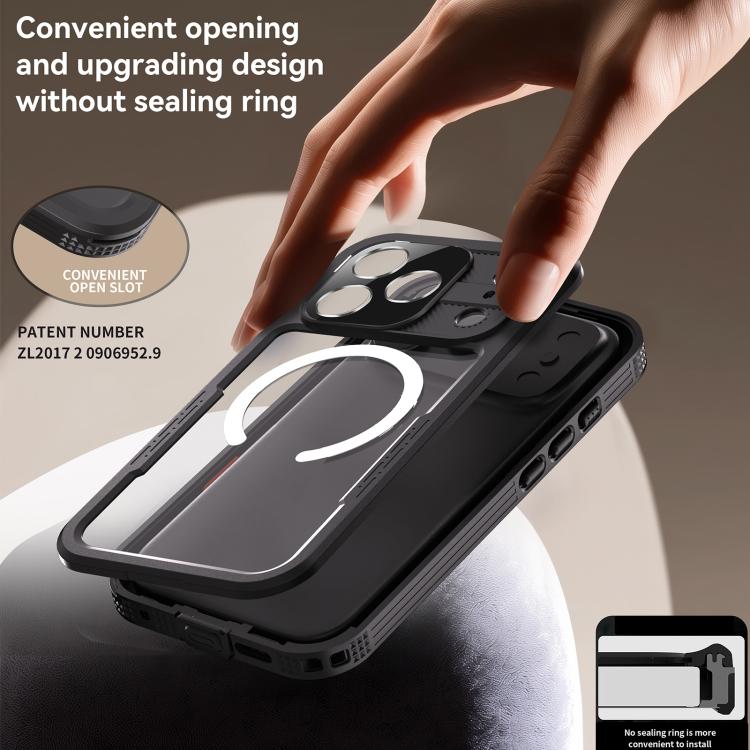 For iPhone 17 Pro RedPepper IP68 Waterproof Triple-proof MagSafe Phone Case