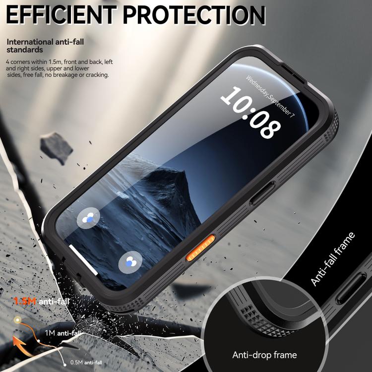 For iPhone 17 Pro RedPepper IP68 Waterproof Triple-proof MagSafe Phone Case