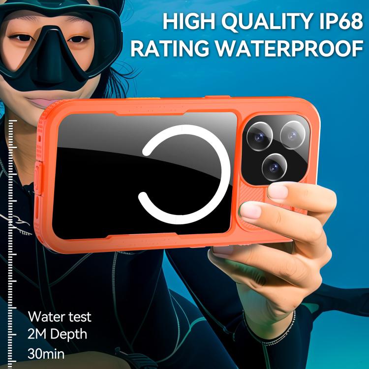 For iPhone 17 Pro RedPepper IP68 Waterproof Triple-proof MagSafe Phone Case