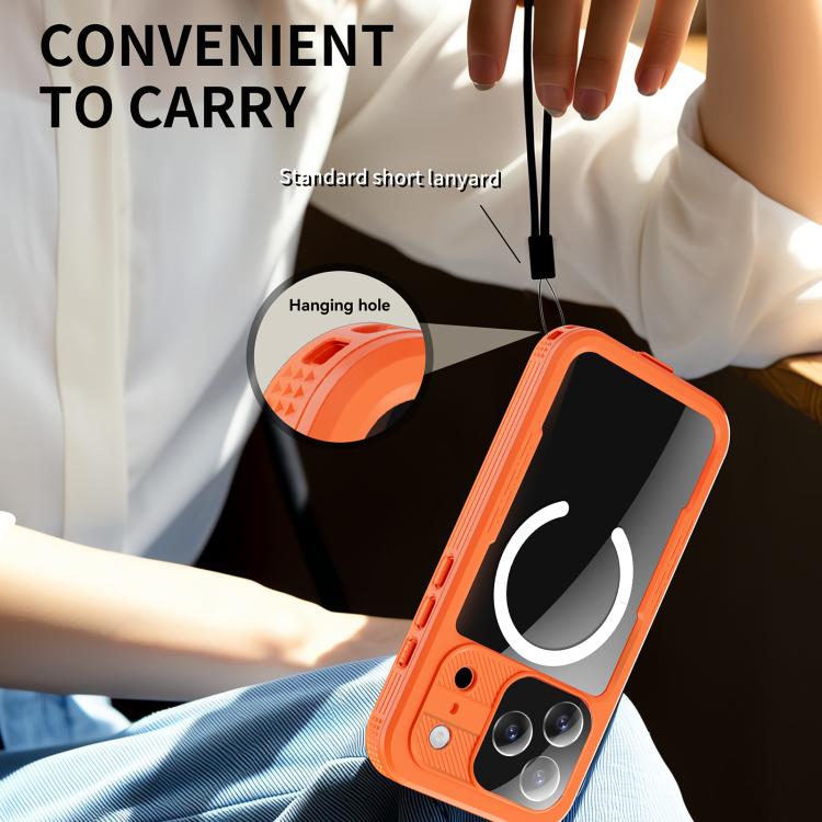 For iPhone 17 Pro RedPepper IP68 Waterproof Triple-proof MagSafe Phone Case