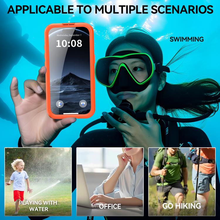 For iPhone 17 Pro RedPepper IP68 Waterproof Triple-proof MagSafe Phone Case