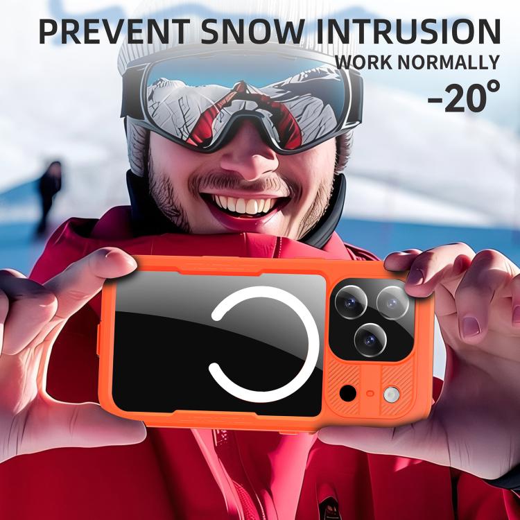 For iPhone 17 Pro RedPepper IP68 Waterproof Triple-proof MagSafe Phone Case