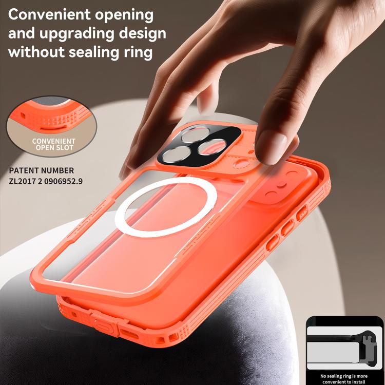 For iPhone 17 Pro RedPepper IP68 Waterproof Triple-proof MagSafe Phone Case