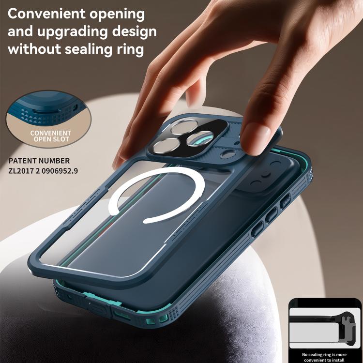 For iPhone 17 Pro RedPepper IP68 Waterproof Triple-proof MagSafe Phone Case