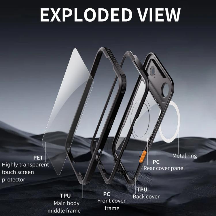 For iPhone Air RedPepper IP68 Waterproof Triple-proof MagSafe Phone Case