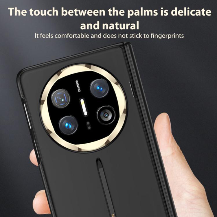 For Huawei Mate X6 GKK Integrated Magnetic Folding Hinge Full Coverage Phone Case with Magnetic Pen