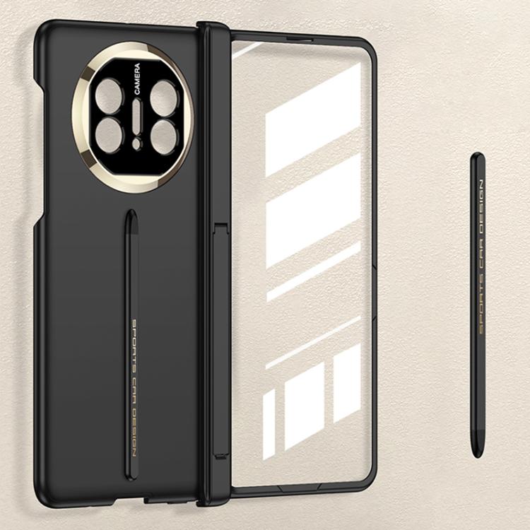 For Huawei Mate X5 / X3 GKK Integrated Magnetic Folding Hinge Full Coverage Phone Case with Magnetic Pen