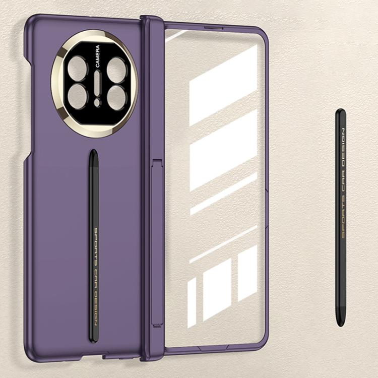 For Huawei Mate X5 / X3 GKK Integrated Magnetic Folding Hinge Full Coverage Phone Case with Magnetic Pen