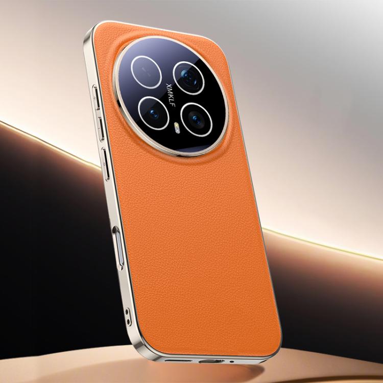 For Honor Magic8 Pro Skin Feel Leather Texture Cooling Phone Case