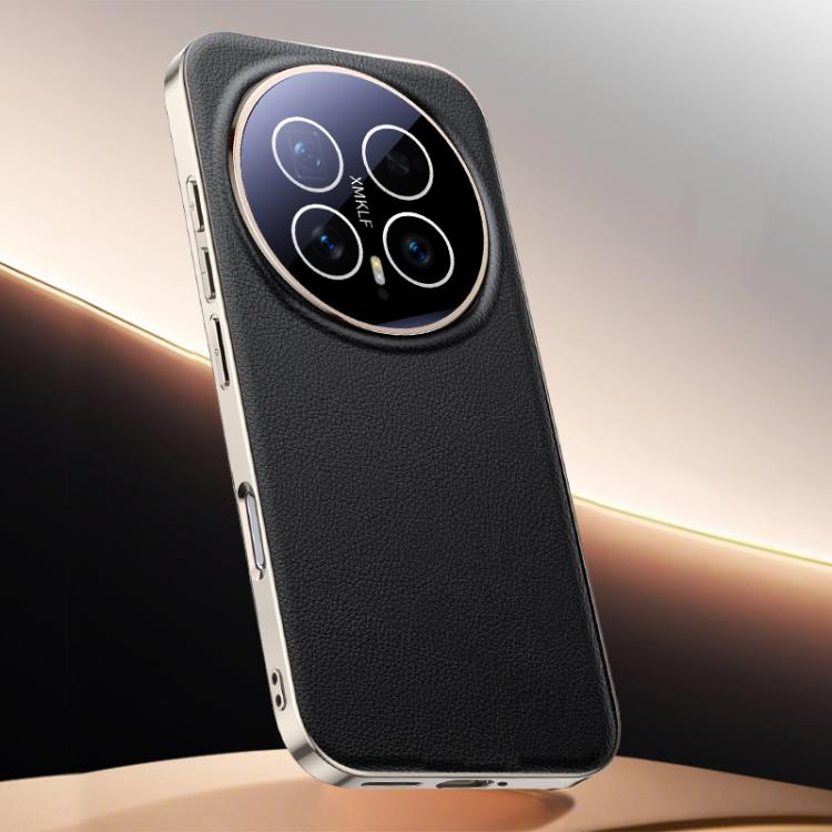 For Honor Magic8 Skin Feel Leather Texture Cooling Phone Case