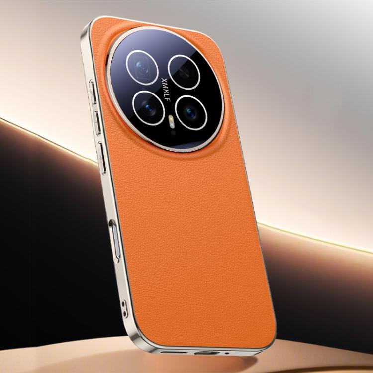For Honor Magic8 Skin Feel Leather Texture Cooling Phone Case
