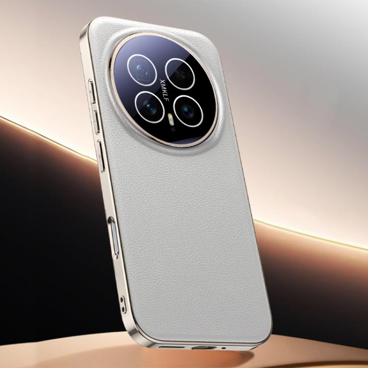 For Honor Magic8 Skin Feel Leather Texture Cooling Phone Case