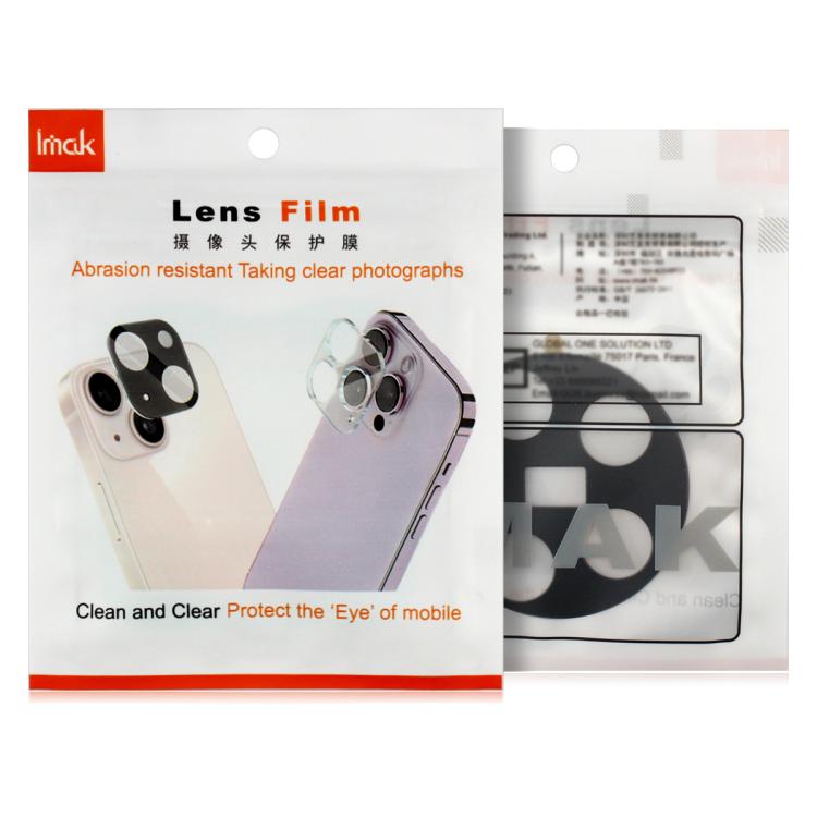For iPhone 15 Pro Max/16 Pro Max imak Magic Style Lens Film, Imitating the Appearance of the iP17 Pro Max
