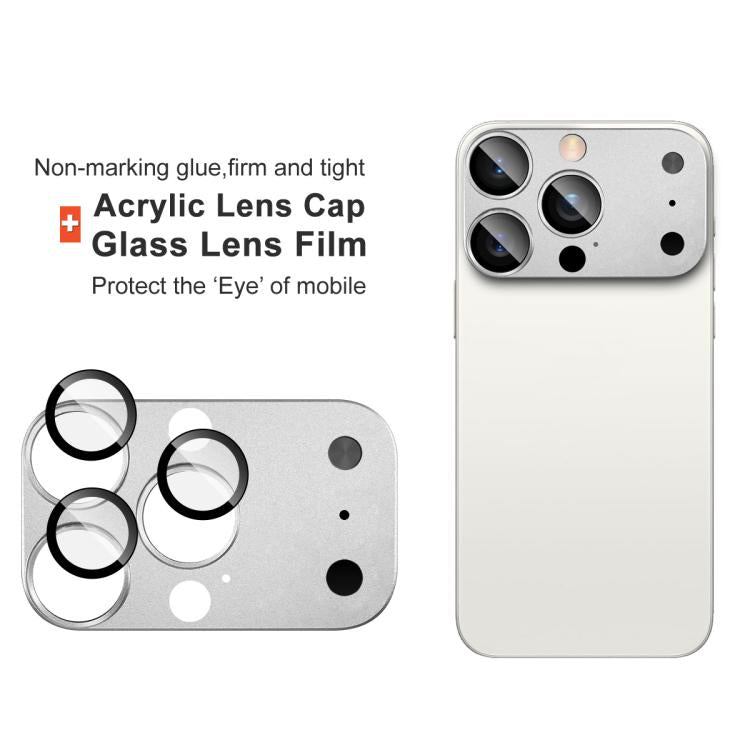 For iPhone 15 Pro Max/16 Pro Max imak Magic Style Lens Film, Imitating the Appearance of the iP17 Pro Max